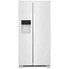 Frigidaire 25.6 Cu Ft 36" SD SXS White Refrigerator