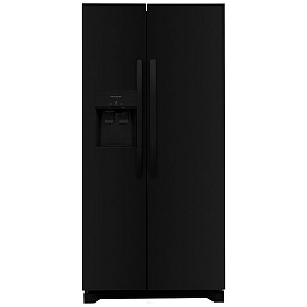 Frigidaire 25.6 Cu Ft 36" SD SXS Black Refrigerator