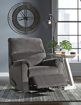 Nerviano - Gray Zero Wall Recliner