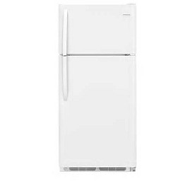 Frigidaire White 18 cu ft Glass Shelf