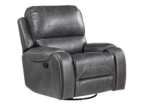 Keily - Grey Swivel Glider Recliner