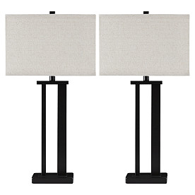 Aniela - Bronze Finish Lamps - Pair