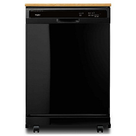 Whirlpool Black Dishwasher