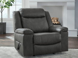 Ashley Rocker Recliner - Status Check Shadow